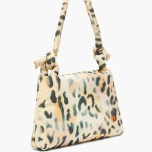 Kassl EDITIONS Lady Tec Leopard-print Padded Shoulder Bag - Picture 2 of 7